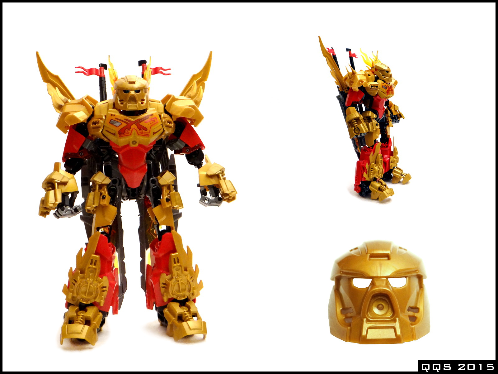 Tahu 70787 remake - golden mask!