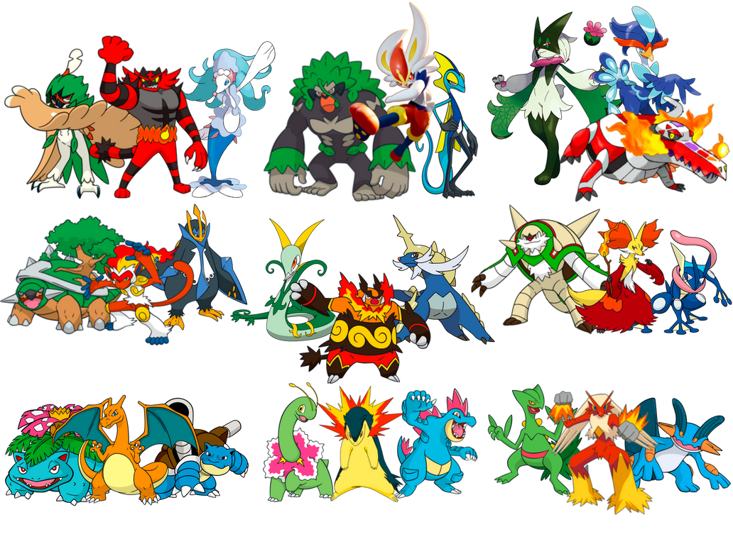 Pokemon Generation Starters Part 3 By Coolhwhip1999 On DeviantArt pokemon-generation-starters-part-3-by-coolhwhip1999-on-deviantart