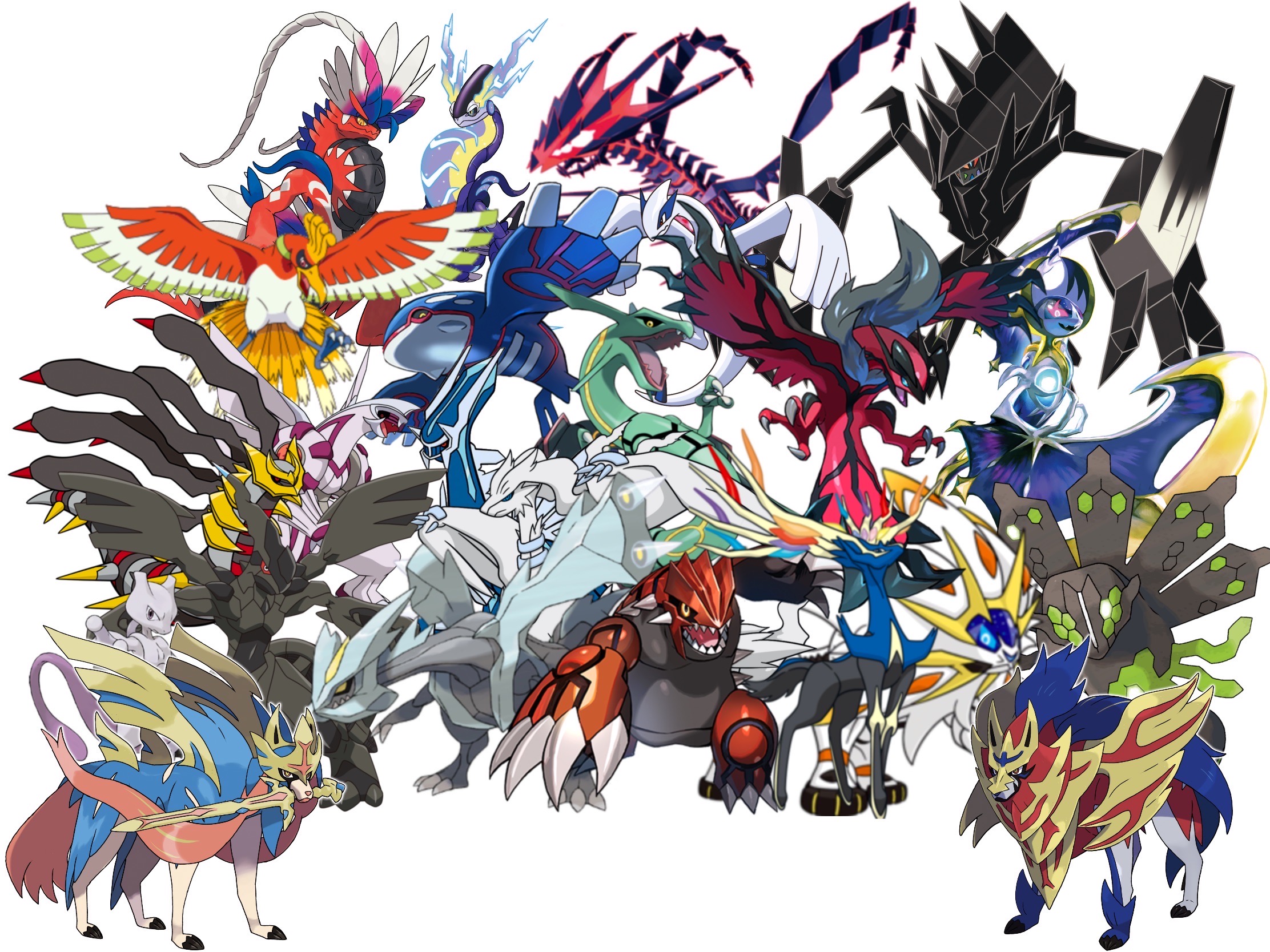 All Legendary Mythical UB Pokemon by DavidBksAndrade on DeviantArt