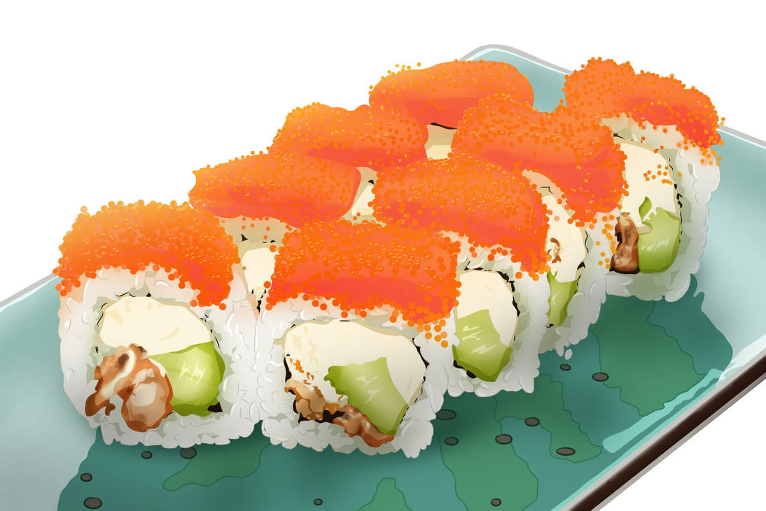 Sushi Art by KawaimiiWolf on DeviantArt