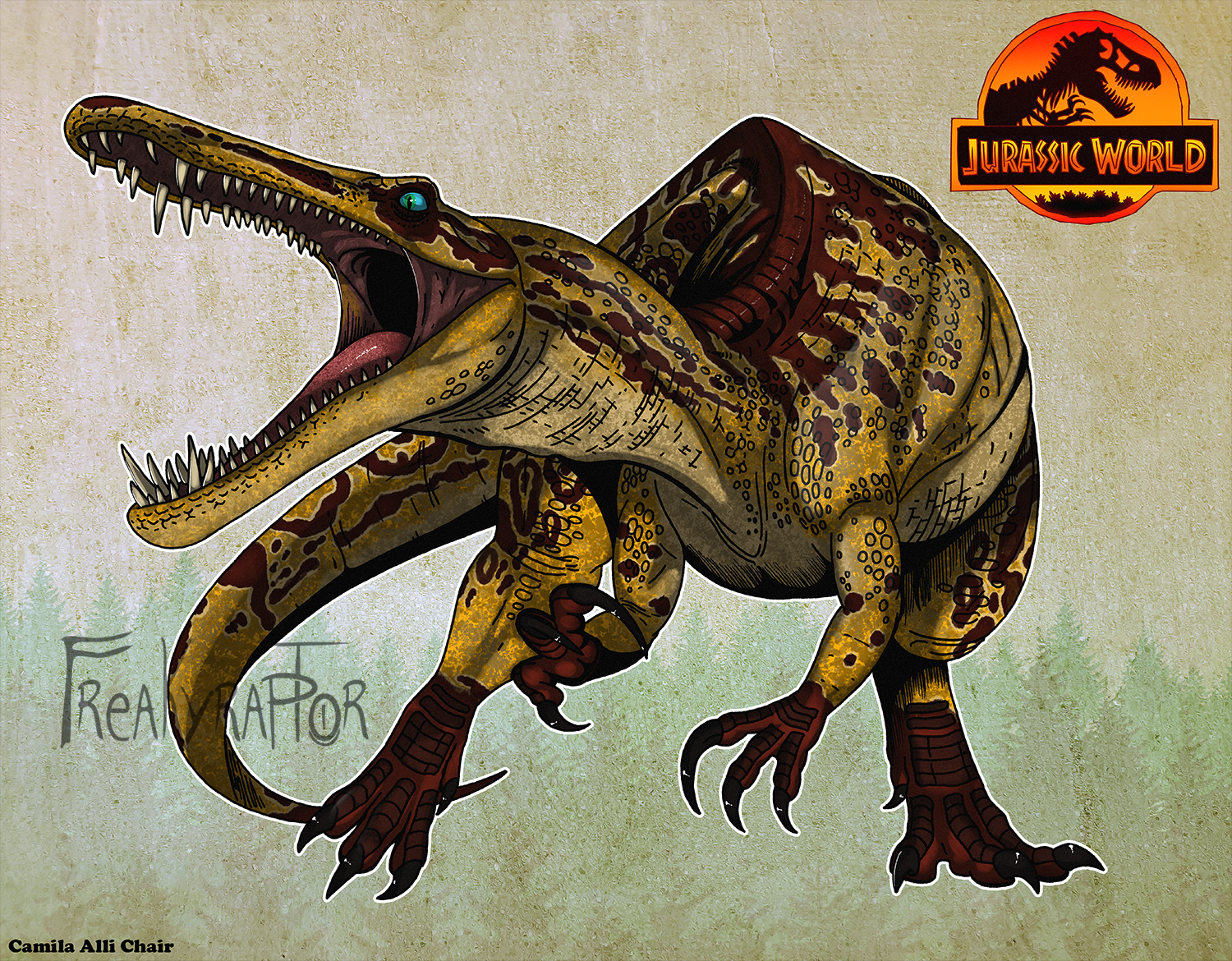 Suchomimus by FreakyRaptor on DeviantArt Suchomimus by FreakyRaptor on DeviantArt