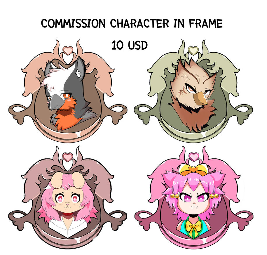 frame in character commission by Oumseven on DeviantArt