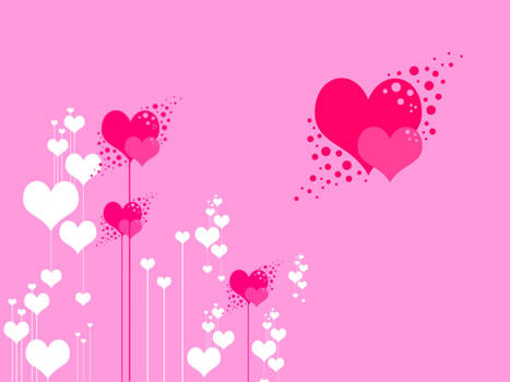 Sweet pink hearts