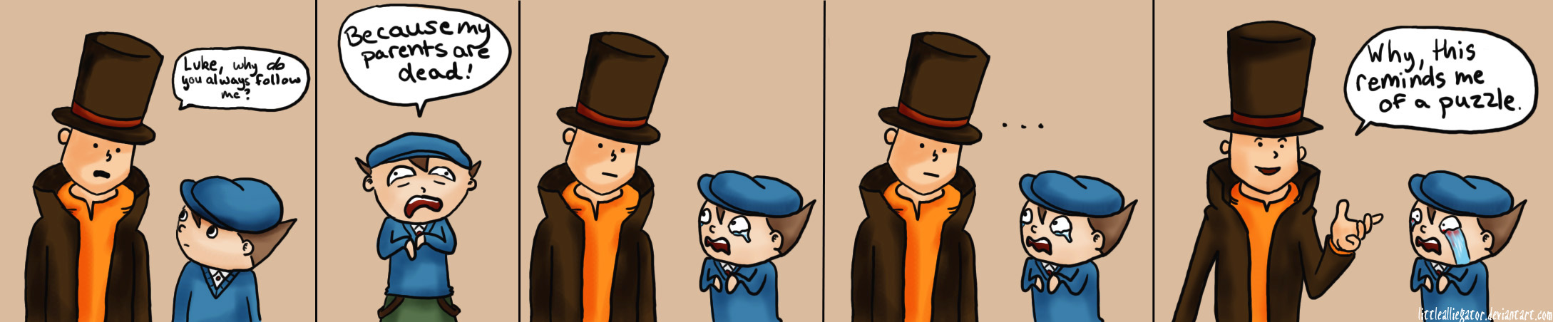 Professor Layton Comic