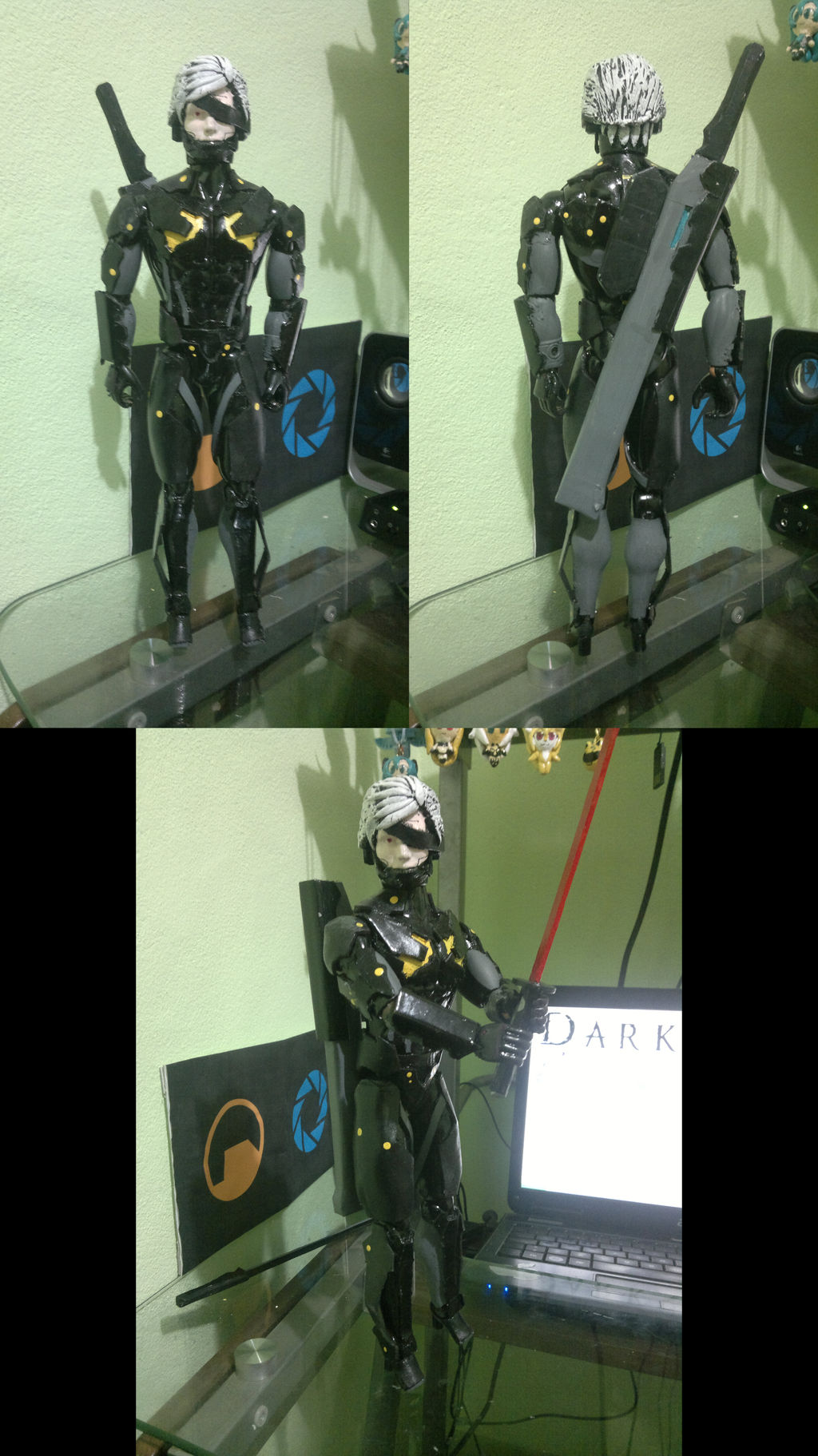 Metal Gear Rising Raiden Custom Figure final. by ultron98 on DeviantArt