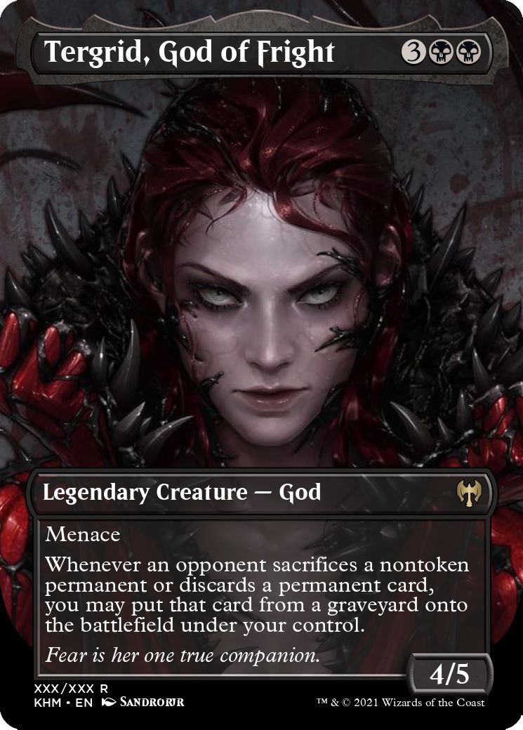 Tergrid, God of Fright Alternative Art Extended by Sandrorjr on