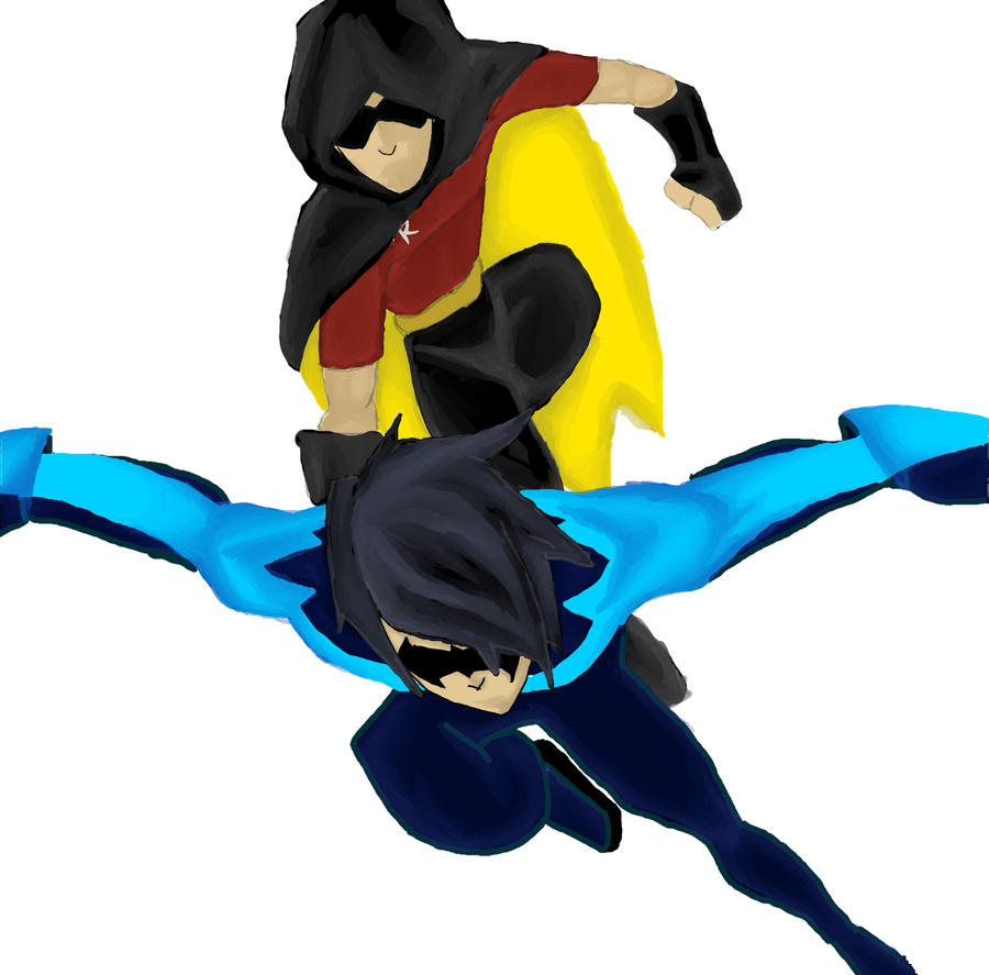 Nightwing and Robin