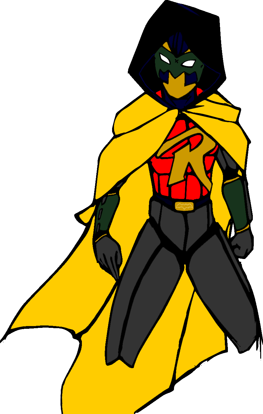 Super Sentai Robin Damian Wayne Coloured