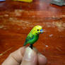 Green budgie custom antidust plug for phone