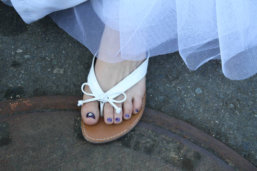 Bride's foot