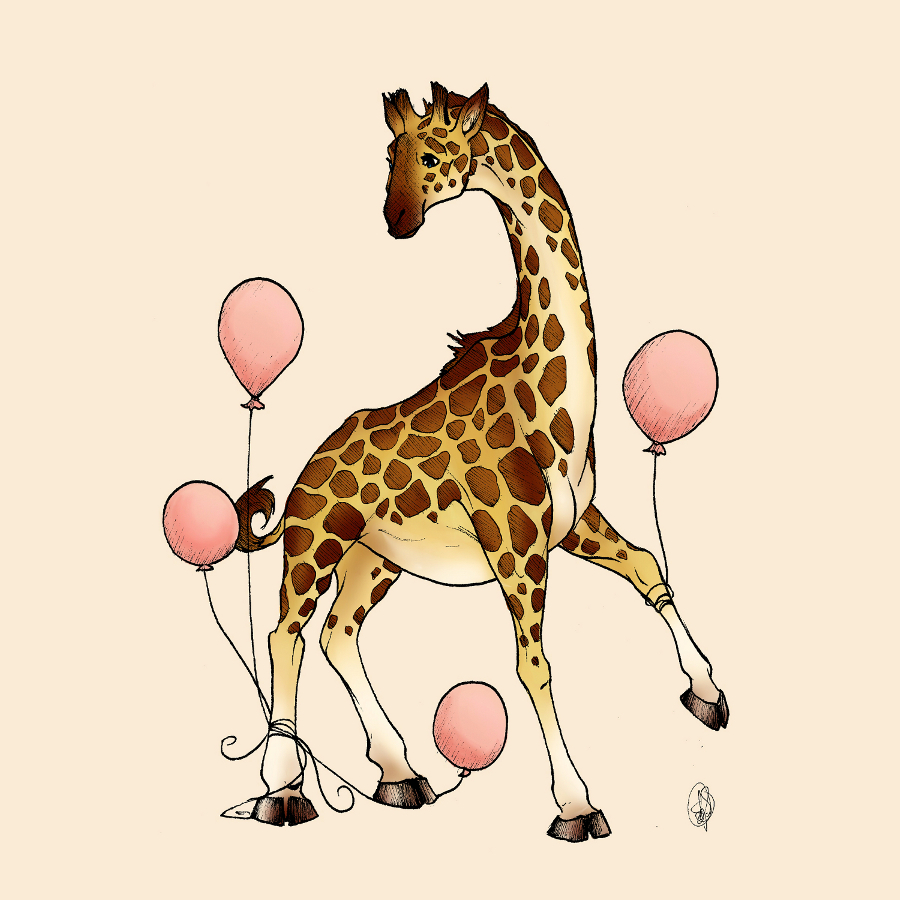 Animal Balloons 4 - Tangled Giraffe