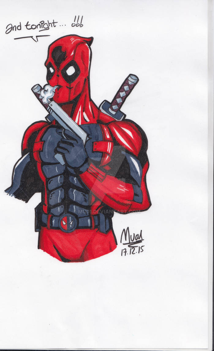 deadpool colored GRAPH'IT Markers by Mu01 on DeviantArt