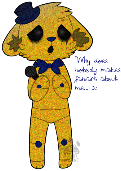 poor golden freddy