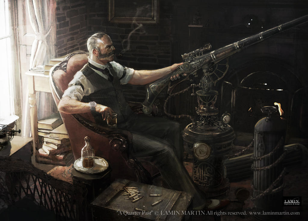 A Quarter Past by LaminIllustration