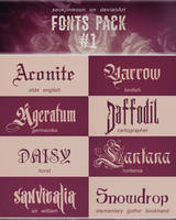 Fonts Pack #1