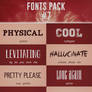 Fonts Pack #7