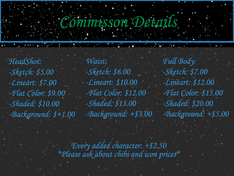 Commissions Are Now Open!