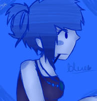 blue