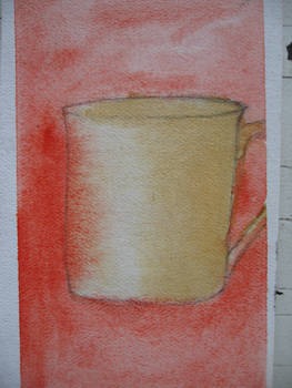 Yellow Mug Watercolor Painting