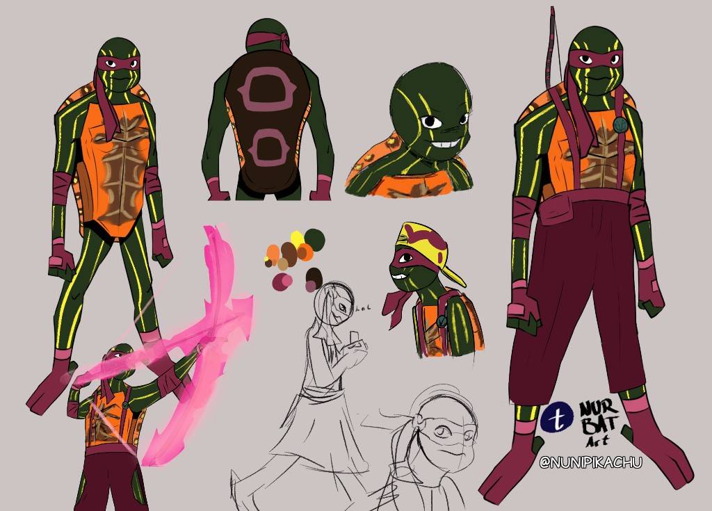 Humans Rottmnt Female ROTTMNT OC - Elisabetta Hamato by Nunipikachu on DeviantArt