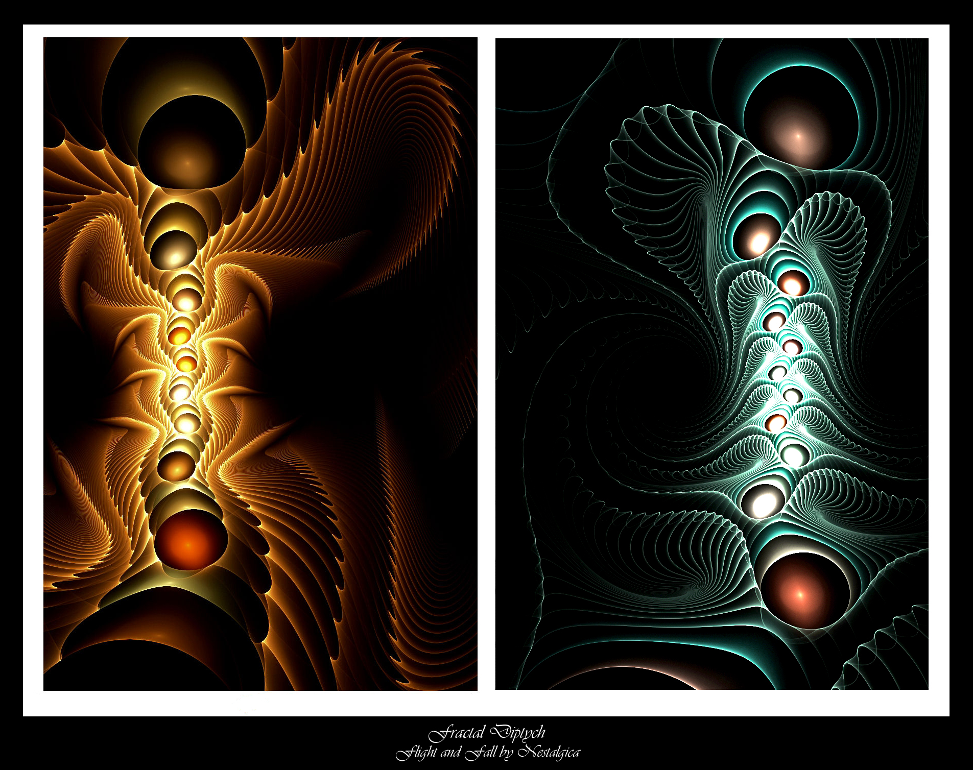 Fractal Diptych