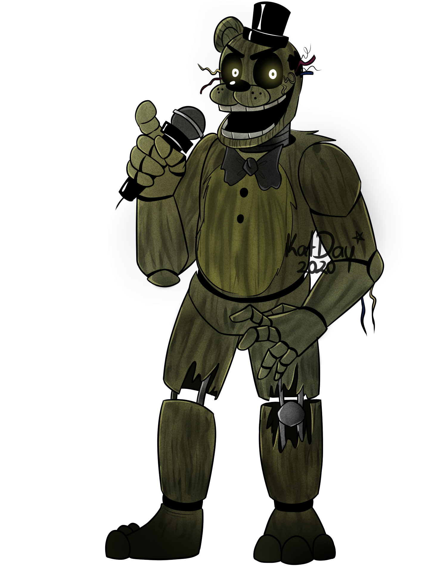 Glitchtrap Five Nights at Freddy's by KatDayKatz on DeviantArt