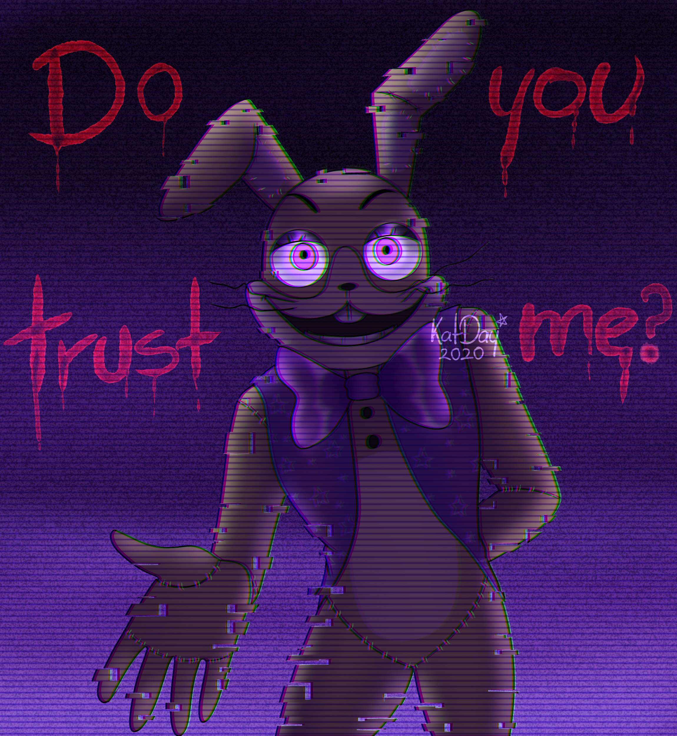 Fanart do Glitchtrap  Five Nights at Freddys PT/BR Amino