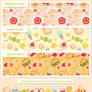 Food Junkie Pattern and Vector Set