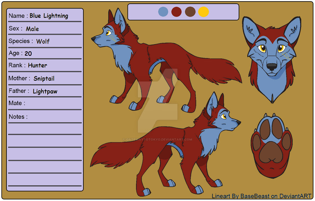 Blue Lightning (Ref) by gatewaytotokyo on DeviantArt