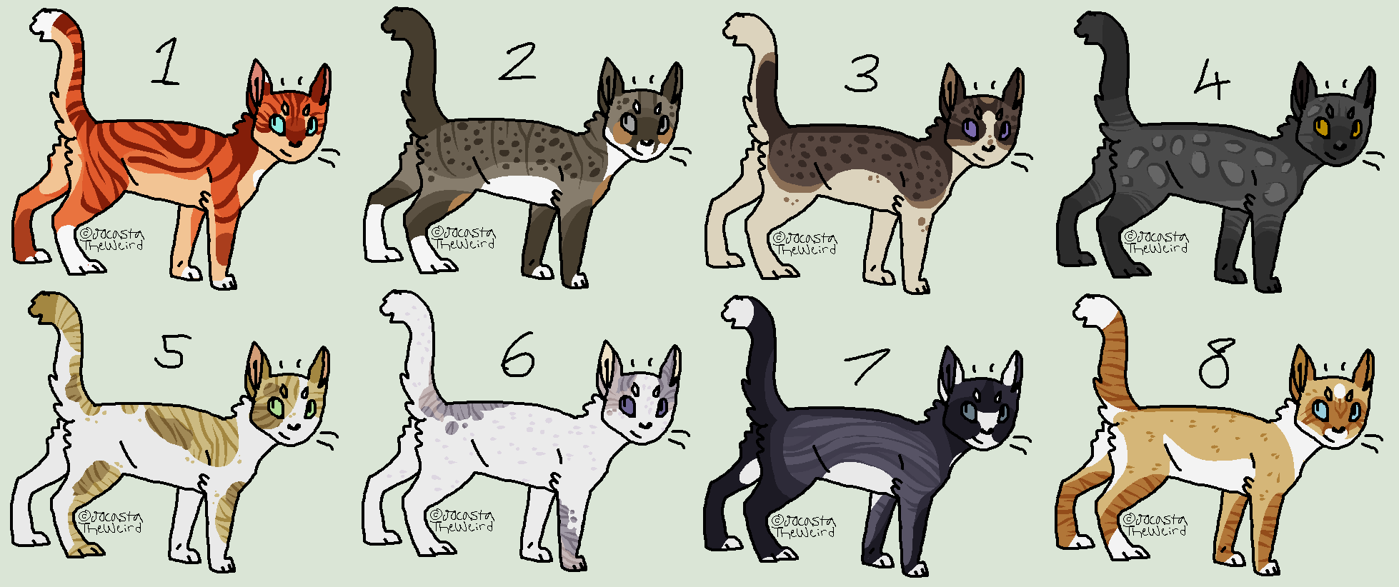 ADOPTABLES || Points or $ | Batch One | all taken