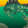 Spinosaurus vs Sarcosuchus