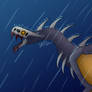 A killer in a rainstorm