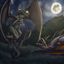 Alien Draconis Vs Massacre Wyvern Crossover