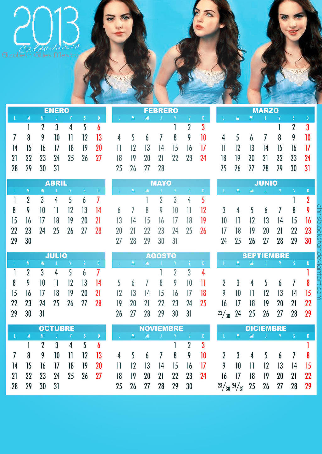 Calendario 2013