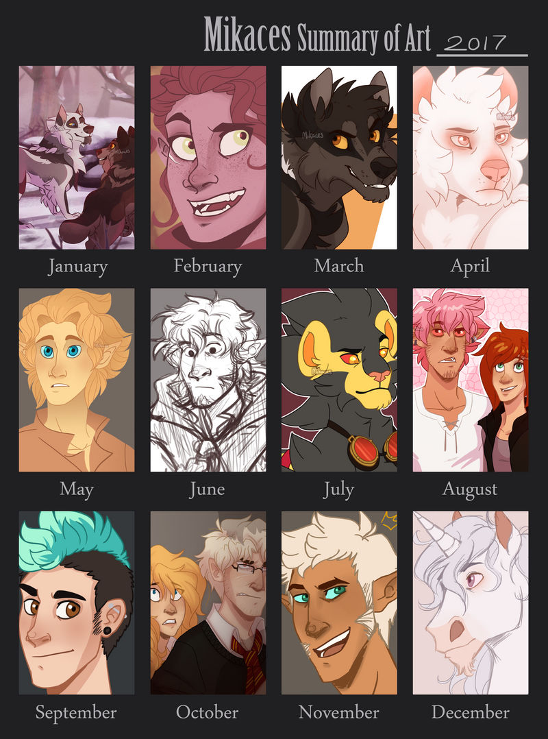 Deviantar Base Art Summary 2017 by Mikaces on DeviantArt