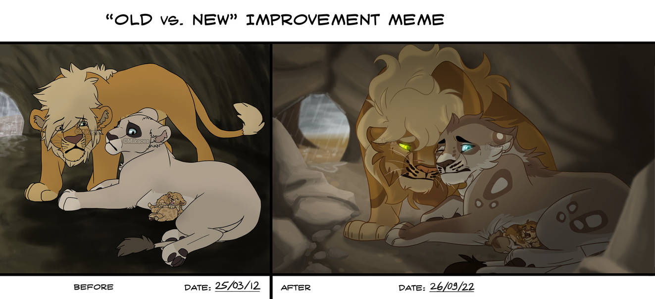 Old VS New Improvement Meme Sorrowful Start By Mikaces On DeviantArt old-vs-new-improvement-meme-sorrowful-start-by-mikaces-on-deviantart