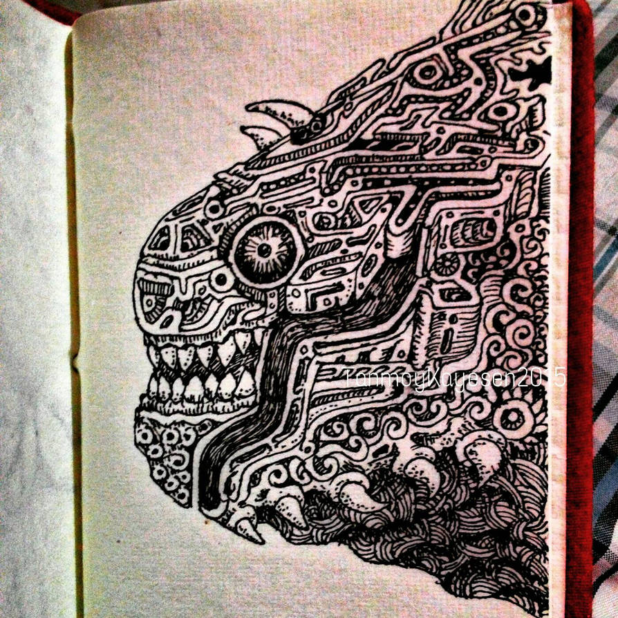 Mythical creature of/for the future. by thekayesen on DeviantArt