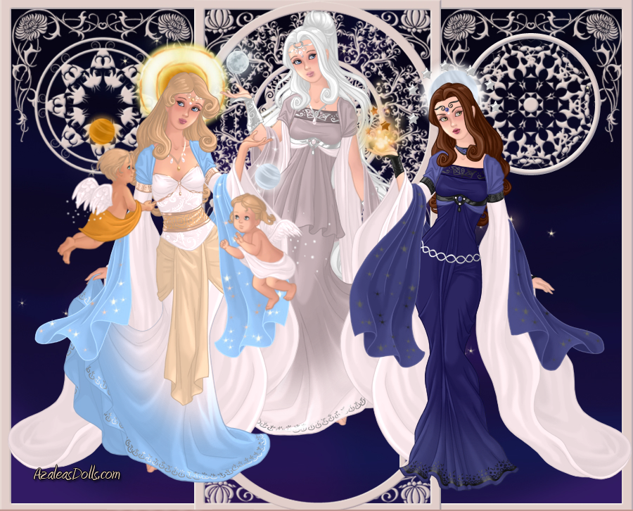 GoddessMaker: Titanesses Leto, Phoebe and Asteria by Saphari on DeviantArt 