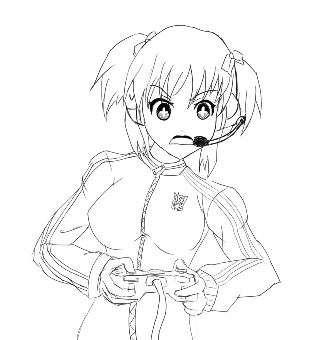 Hibari Gaming Sketch