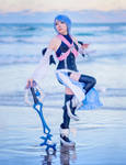 Aqua Kingdom Hearts by Lilyheis