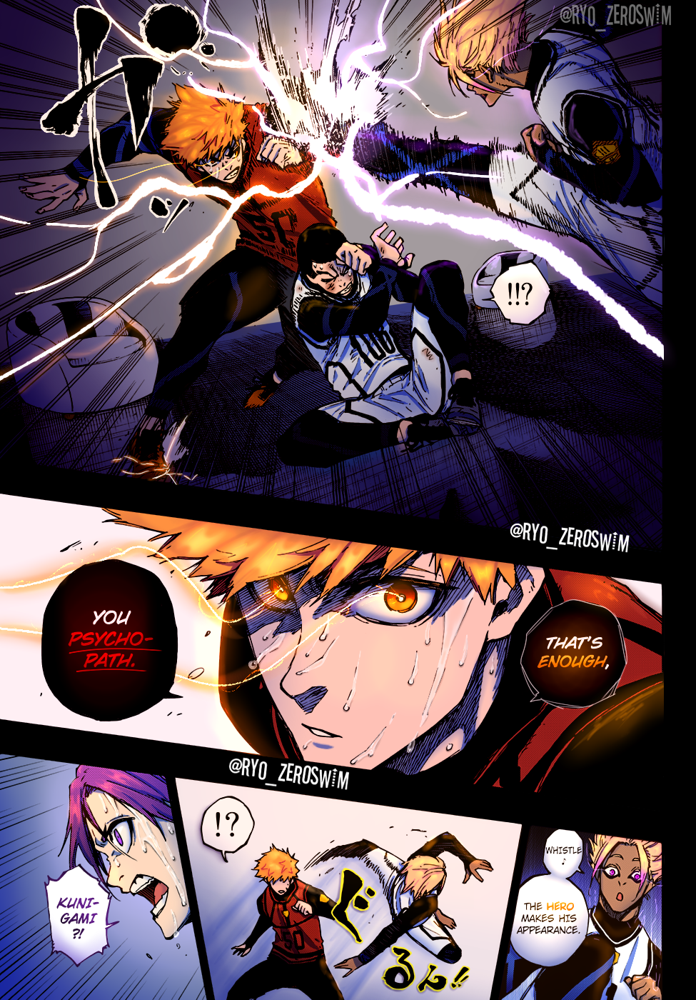 Blue lock cap 64] coloring : r/mangacoloring