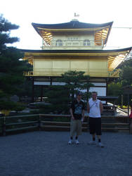 Me and Friend at Kinkaku-ji