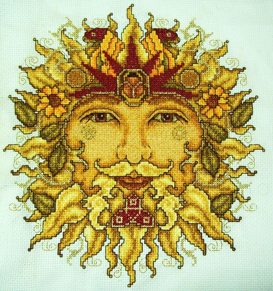 Sun God Cross-Stitch