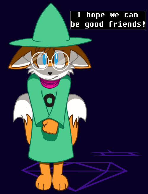 Tails the Ralsei by MelcoDriggs on DeviantArt