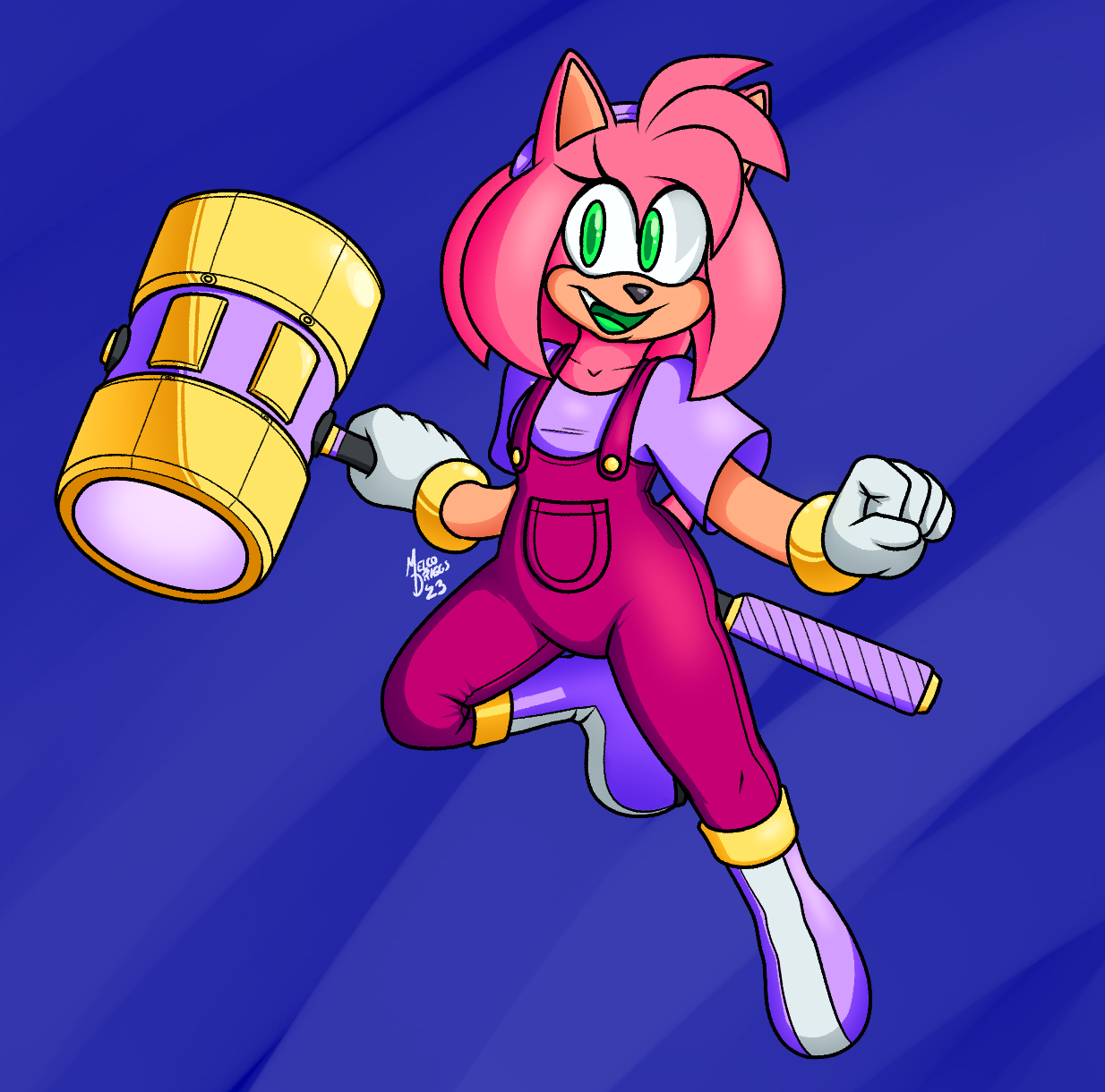 Amy Overalls by MelcoDriggs on DeviantArt