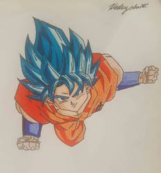 super saiyan blue Goku recolor