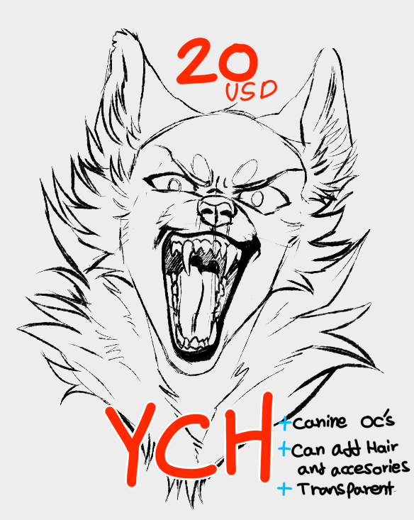 HA! Canine Headshot YCH [OPEN]