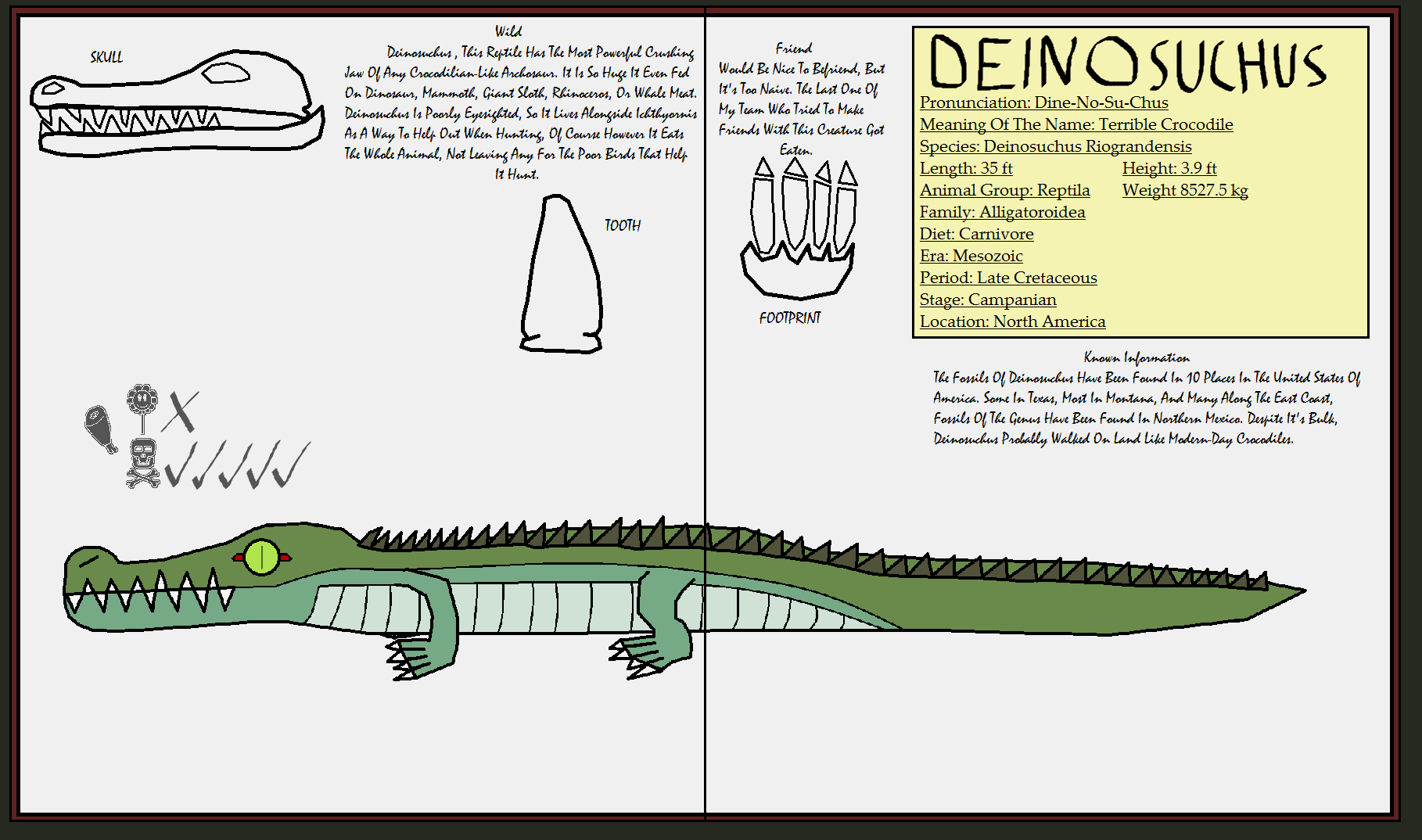 Deinosuchus: The King Of The Crocodilians 