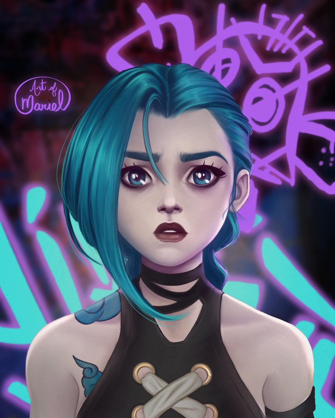 Jinx Coloue Jinx (color version) by MPL-Art on DeviantArt