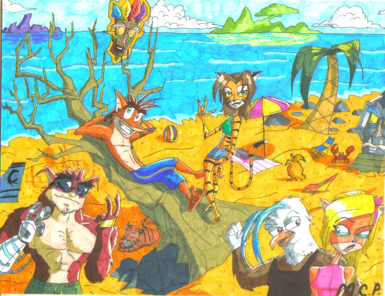 Summer Vacation On N. Sanity Island